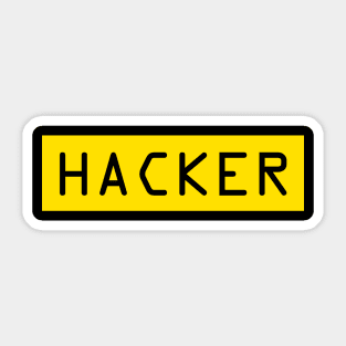 HACKER Sticker